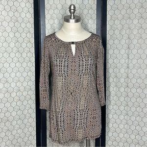 Etcetera Animal Print Top